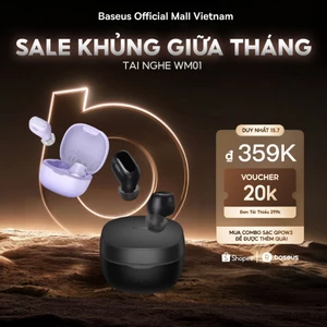 Tai Nghe Baseus WM01 Bluetooth 5.3 tai nghe Chống Ồn Có Micro điều Khiển Bằng Cảm ứng