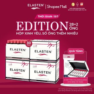 Bộ 4 Hộp Collagen Elasten Giúp Da Căng Mịn, Chống Lão Hóa, Tóc Chắc Khỏe - Collagen Từ Đức