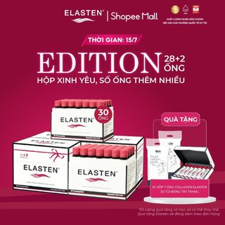 Bộ 5 Hộp Collagen Elasten Giúp Da Căng Mịn, Chống Lão Hóa, Tóc Chắc Khỏe - Collagen Từ Đức