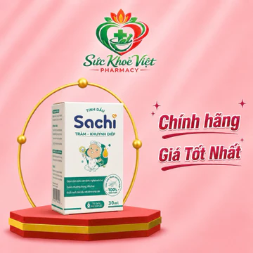 Tinh Dầu Tràm Nguyên Chất SACHI 30ml / Tinh dầu Tràm Khuynh Diệp Sachi 30ML an toàn cho Bé