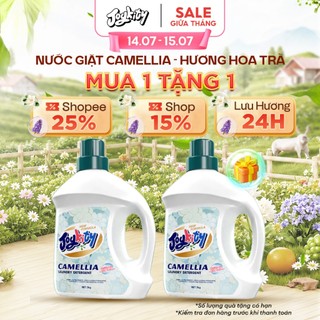 [TỔNG 6 KG][MUA 1 TẶNG 1] Nước Giặt Xả Joykity Hương Hoa Trà Cao Cấp Lưu Hương 48h Giặt Siêu Sạch, Giữ Màu Bền