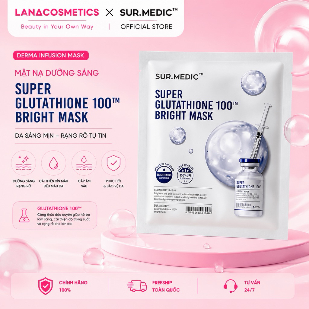super glutathione 100 bright mask BRINGGREEN Lemon Fresh 1pc Clinical Test Completed Finished skin stimulation test Mt N Sur.Medic+ Super Glutathione