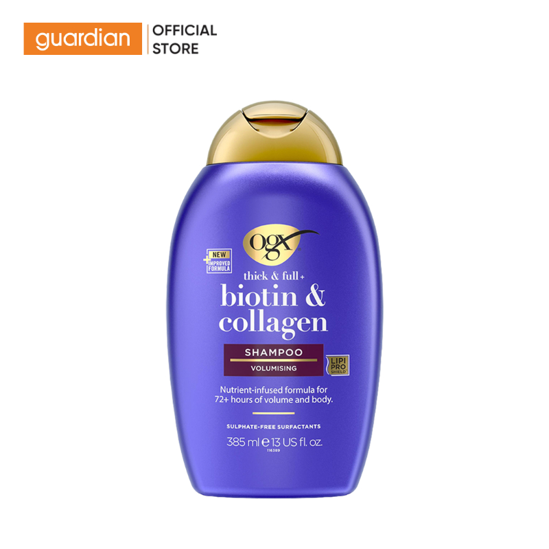 Dầu Gội Giúp Tóc Trông Dày Hơn OGX Biotin & Collagen 385ml