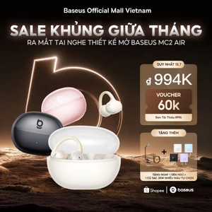 ✨HÀNG HOT 2026✨ Tai Nghe Open-Ear Baseus MC2 Air Thiết Kế Sang Trọng Siêu Nhẹ Êm Ái Tựa Mây