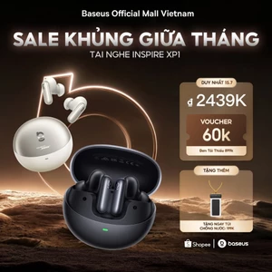 Tai Nghe Không Dây Baseus Inspire XP1 Pin 45H, Sound by Bose, Bluetooth 6.1, Super Bass 3.0, Dolby Audio