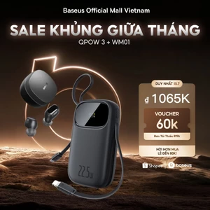 Sạc Dự Phòng Qpow3 20000mAh, Lipow 10000 mAh, Bút Cảm Ứng & Ngòi Thay Thế