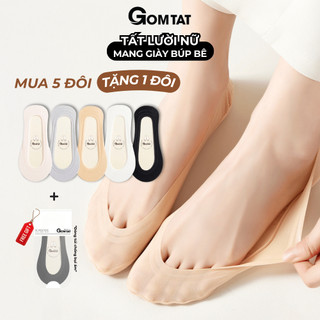 [DEAL SỐC] Tất mang giày búp bê tàng hình GOMTAT, vớ hài nữ chống tuột đi giày lười thoáng khí - TNBB