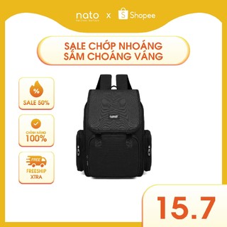 Balo thời trang chính hãng Natoli nam nữ đẹp, nhiều ngăn, chống thấm nước đi học - Everyday Utility Backpack B19