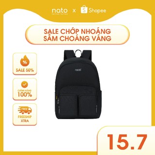 Balo thời trang nam nữ Natoli đi học nhiều ngăn hàn quốc đẹp, cao cấp Balo Old School Backpack B5