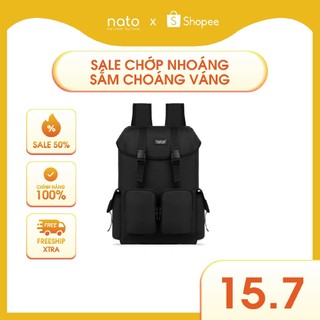Balo đi học local brand Natoli nam nữ nhiều ngăn, chống thấm nước đựng laptop Balo WOLFI BACKPACK B7