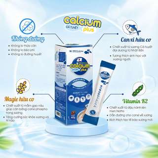 [CHÍNH HÃNG - HỎA TỐC] CB 7 hộp - 11 hộp - CANXI CÁ TUYẾT PLUS - Canxi hữu cơ Nhật Bản - hỗ trợ bé phát triển chiều cao