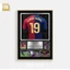 Tranh Bóng Đá Áo Đấu Nhiều Mẫu Treo Phòng Khách Cao Cấp Giá Xưởng - Tranh Messi - Ronaldo - Neymar Tráng Gương Cao Cấp