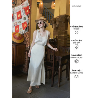 Áo ba lỗ lụa nữ tank top HAGOO kiểu dáng basic sang trọng phù hơp đi chơi đi làm [A8003]