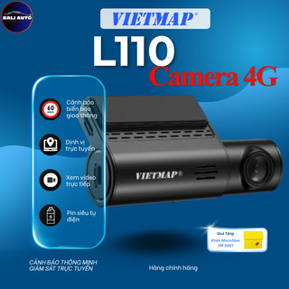 Camera hành trình Vietmap L110, định vị giám sát xem online từ xa, cảnh báo biển báo giao thông