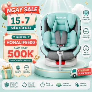 Ghế ngồi ô tô cho bé Honalife HONA159 - An toàn, thông minh, đồng hành cùng bé