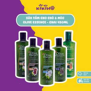 Sữa Tắm Cho Chó Mèo Olive Essence Chai 450ml Phù Hợp Cho Từng Loại Lông