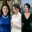 N627 choker vòng cổ áo dài , dây chuyền áo tấc, dây chuyền váy cưới 3 sợi 5mm ngọc trai nhân tạo sang trọng