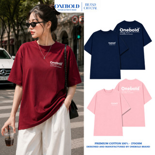 Áo Thun Oversize "CLOTHING" Brand ONEBOLD Cotton 270gsm, Áo Thun Form Rộng Cổ Tròn Nam Nữ - OB011
