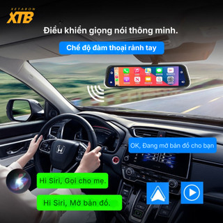 Camera hành trình A10 XETABON wifi kết nối ĐT,CarPlay, AnDroid Auto bản đồ cảnh báo tốc độ phạt nguội nghe nhạc BH 12T