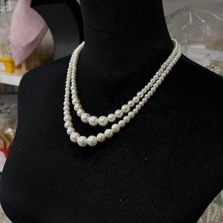 [NgocDaisy] N460 vòng cổ hạt Trai, dây chuyền mang áo dài 2 sợi ngắn nhiều kích cỡ hạt kiểu dáng sang trọng cho nữ