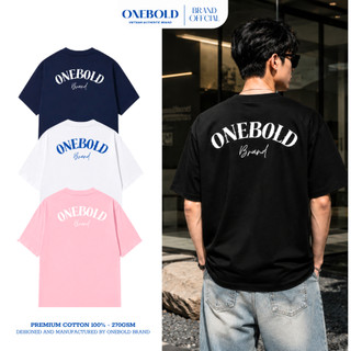 Áo Thun Oversize Brand ONEBOLD T-Shirt Cotton 270GSM, Áo Phông Form Rộng Nam Nữ  - OB06