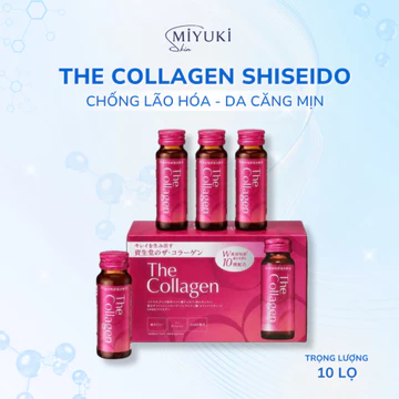 Nước uống The collagen Shiseido Nhật Bản dạng nước uống hộp 10 lọ x 50ml