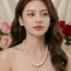 N619 dây chuyền áo dài , dây chuyền áo tấc, vòng cổ cưới 1 sợi ngọc trai nhân tạo sang trọng