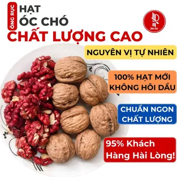 Hạt Óc Chó Cho Bà Bầu HẠT MỚI - LOẠI TO - KHÔNG HÔI DẦU | Nhân Óc Chó Đỏ Sấy Chín - Tách Vỏ - Ăn Liền , Dùng Làm Sữa Hạt