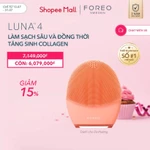 Máy rửa mặt FOREO LUNA 4 cao cấp được chứng minh lầm sàng làm sạch sâu mát-xa trẻ hoá da bằng sóng âm T-sonic phiên bản cho da thường — ảnh 1