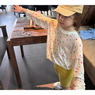 A32-[tomnaukids] Áo thun giấy chấm bi cho bé gái thun giấy size từ 9-35Kg