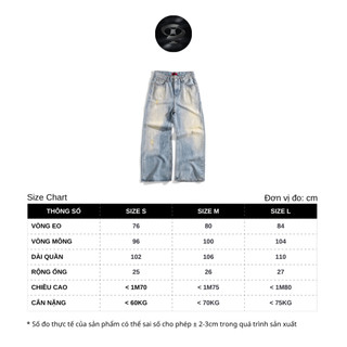 Bad Choices | Quần ống suông STRAIGHT JEANS wash màu vẩy sơn
