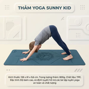 THẢM YOGA TRẺ EM SUNNY KID 126CM - YOGA SUNNY KID