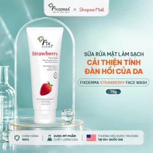 Sữa Rửa Mặt Fixderma Strawberry Face Wash 75g Cải Thiện Độ Đàn Hồi Da - Hùng Lợi