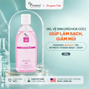 Gel Vệ Sinh Phụ Nữ Fixderma SraiSoft Gel Daisy (Hoa Cúc) Hỗ trợ Khử Mùi, Giữ Ẩm 100g - Hùng Lợi