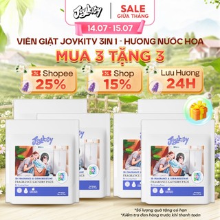 [XẢ HÀNG SALE][MUA 3 TẶNG 3] Viên Giặt Hương Nước Hoa Cao Cấp Joykity Công Thức 3in1 An Toàn Cho Da Lưu Hương 24 Giờ