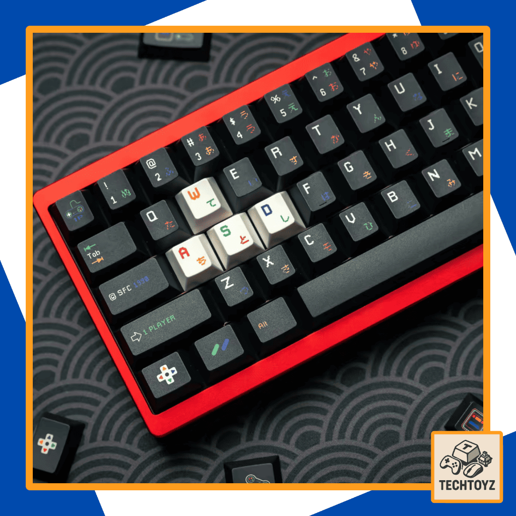 Keycaps Aifei SFC Nitendo -  PBT DyeSub - Cherry Profile | BigBuy360 - bigbuy360.vn