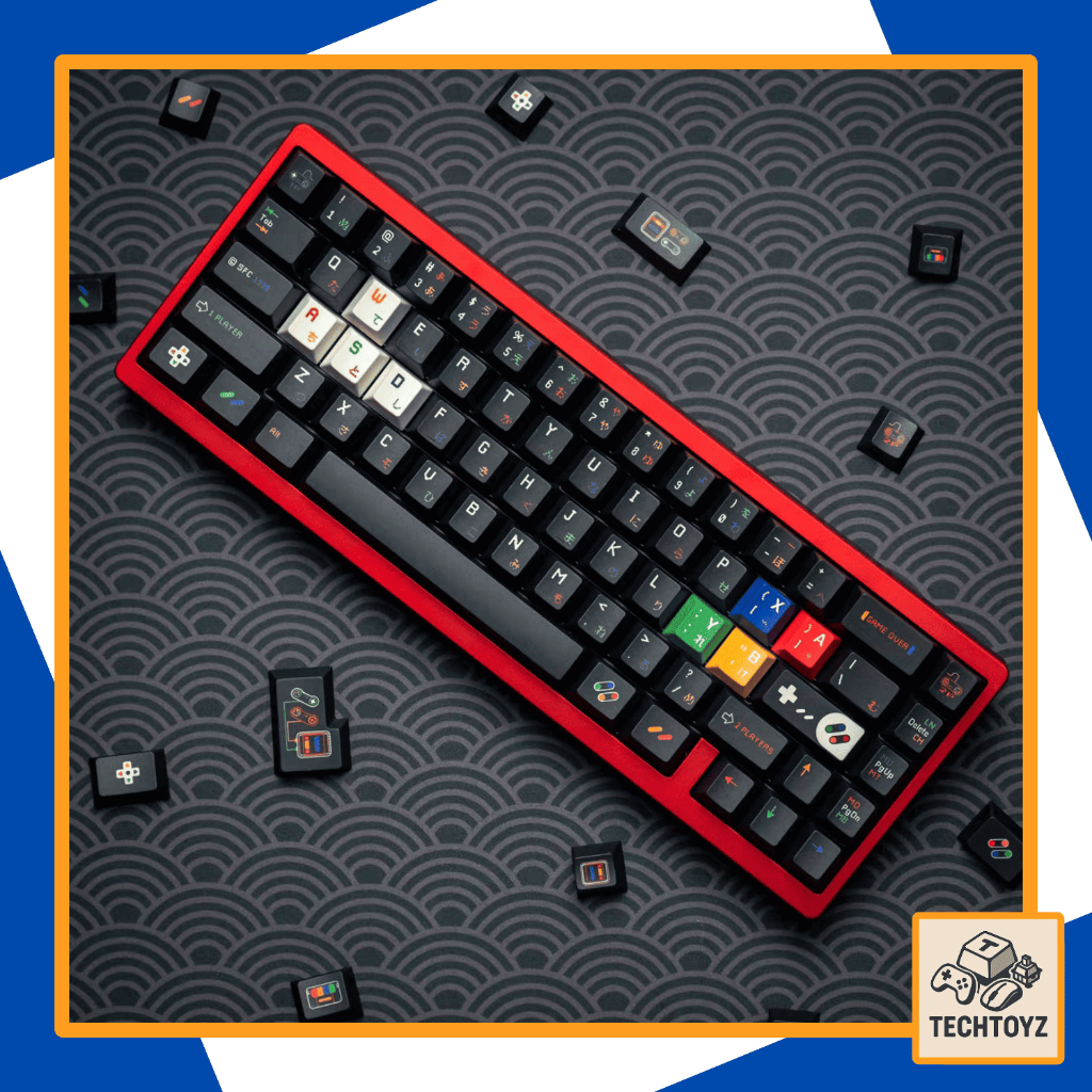 Keycaps Aifei SFC Nitendo -  PBT DyeSub - Cherry Profile | BigBuy360 - bigbuy360.vn