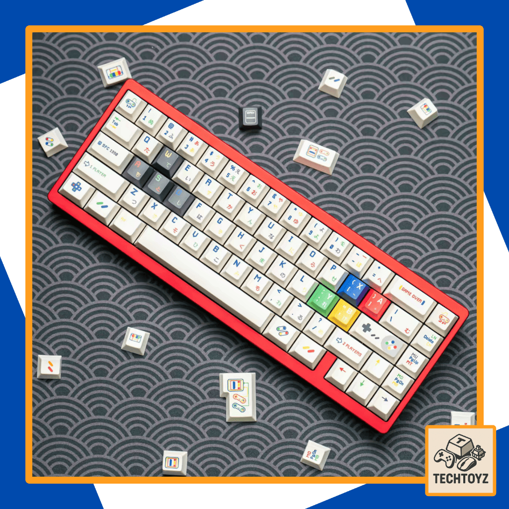 Keycaps Aifei SFC Nitendo -  PBT DyeSub - Cherry Profile | BigBuy360 - bigbuy360.vn