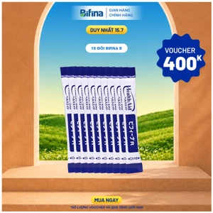 Men vi sinh Bifina Nhật Bản - Hỗ trợ giảm rối loạn tiêu hoá, đầy bụng, chướng hơi - Loại R Lẻ 10,20 gói (không hộp