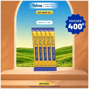 Bifina Nhật Bản Loại EX - Hỗ Trợ Viêm Đại Tràng, Ruột Kích Thích - Lẻ 3, 5, 15 Gói (Không Hộp)