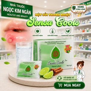 BỘT SỦI THANH NHIỆT SENSA COOLS - THANH NHIỆT CƠ THỂ KHÔNG LO BỊ NÓNG