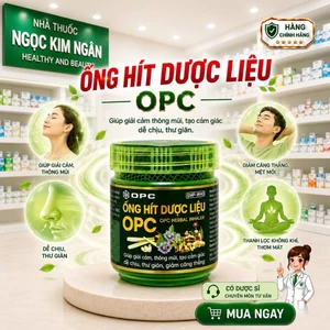 ỐNG HÍT DƯỢC LIỆU OPC GIÚP THÔNG MŨI, GIẢI CẢM ỐNG 5G