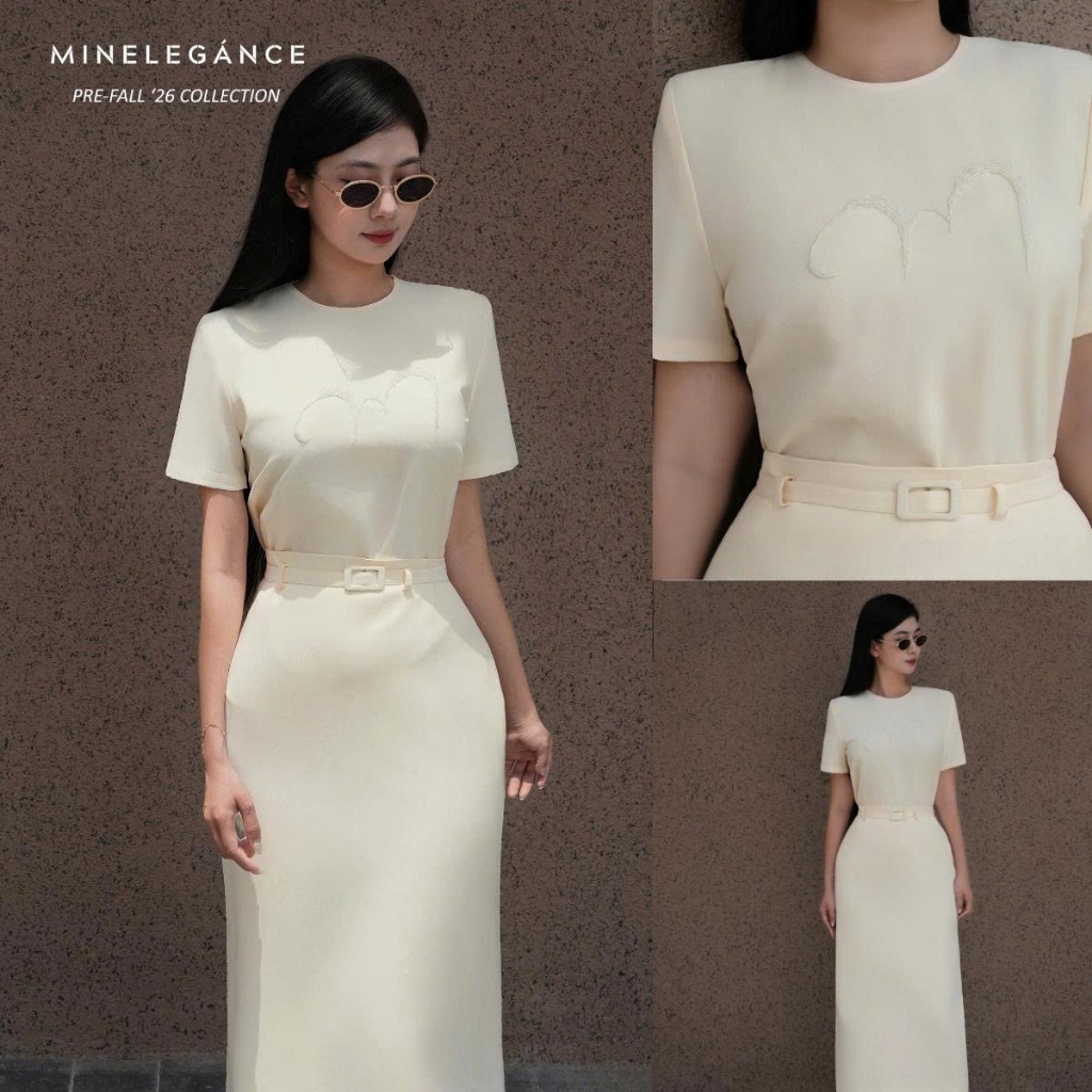 MINELEGÁNCE | SET ÁO & CHÂN VÁY BÚT CHÌ THANH LỊCH, SANG TRỌNG - MIN188