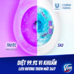 Combo 3 Túi 5 Viên Treo Vệ Sinh Bồn Cầu Vim Power 5 | Sạch Thơm Đến 300 Lần Xả (50g/viên) — ảnh 7