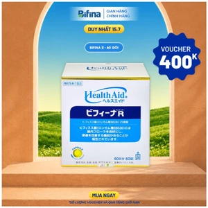 Men Tiêu Hóa Bifina Nhật Bản Loại R - Hỗ trợ viêm đại tràng, tiêu hoá - Hộp 20 Gói và 60 Gói