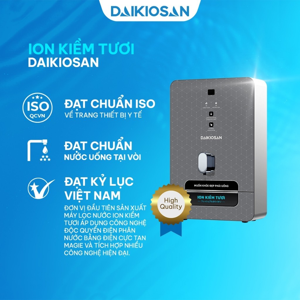 Máy Lọc Nước Daikiosan DN069 DN068 Biến Đổi Nước RO Thành Nước ION Kiềm Có Từ Trường - Điện Máy Linh Đan | BigBuy360 - bigbuy360.vn