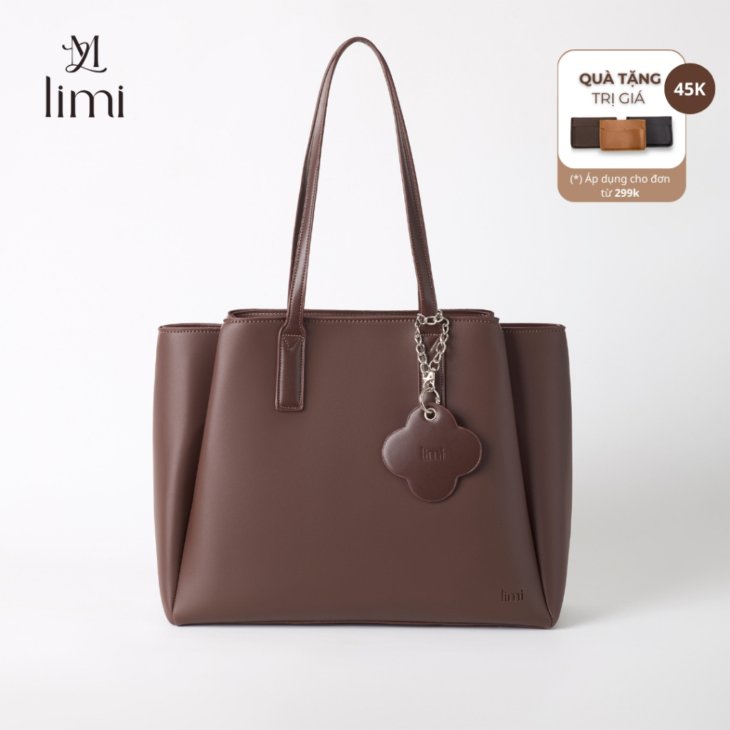 Túi xách công sở nữ da LIMI (3 màu) đựng laptop 15.6 tote da size lớn LAURA | BigBuy360 - bigbuy360.vn