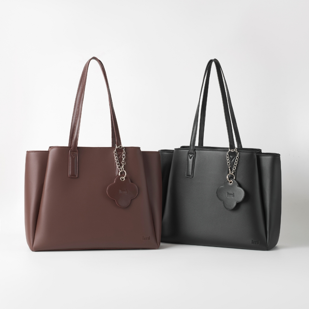 Túi xách công sở nữ da LIMI (3 màu) đựng laptop 15.6 tote da size lớn LAURA | BigBuy360 - bigbuy360.vn