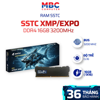 Ram Desktop SSTC 16GB DDR4 3200MHz AMD/Intel (U3200A-C22) - Bảo hành 36 tháng