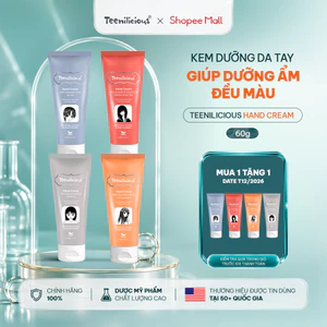Kem Dưỡng Da Tay Teenilicious Hand Cream 60g Hỗ Trợ Dưỡng Ẩm, Mềm Mại